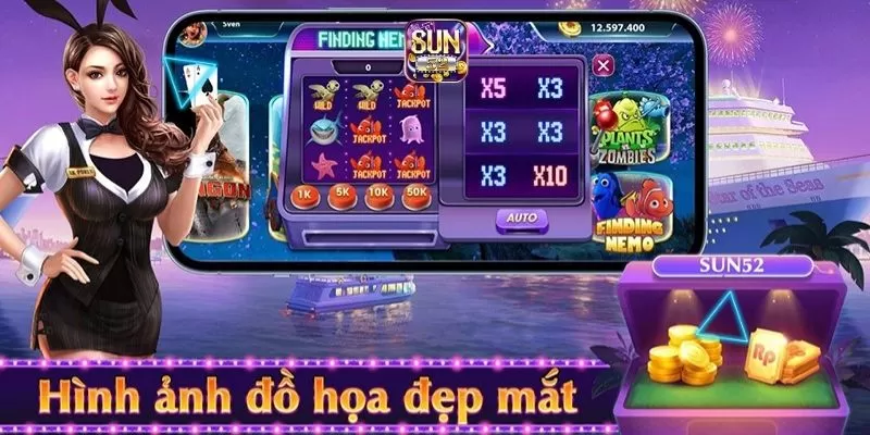 Chơi Sun52 trên điện thoại iOS chuẩn nhất 2 Thiết kế cực kỳ đẹp mắt và thu hút