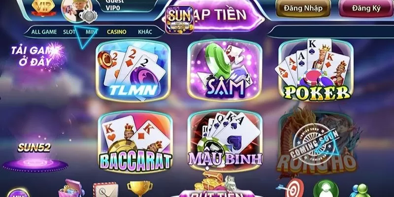 Ưu điểm của nhà cái Sun52 - Uy tín, chất lượng cao 3 Kho game giải trí cực đa dạng và phong phú