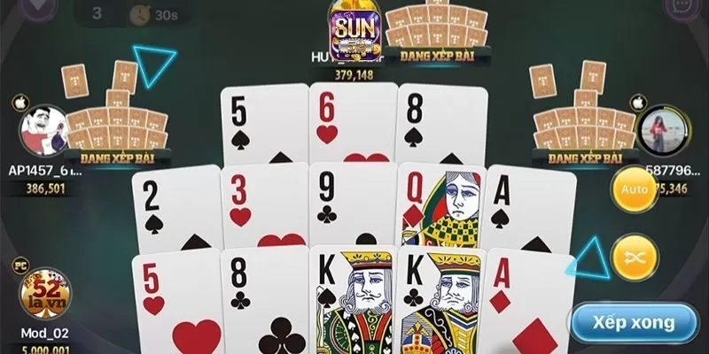 Mậu binh Sun52 – Giới thiệu cách chơi và mẹo chơi bất bại 3 Các tổ hợp bài trong mậu binh